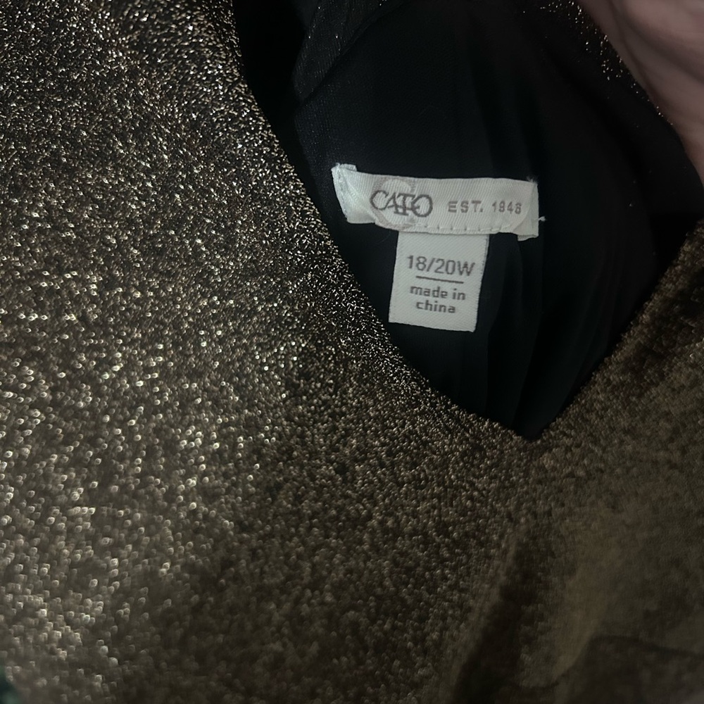 Elegant black and gold Glitter Dress - Picture 5 of 11
